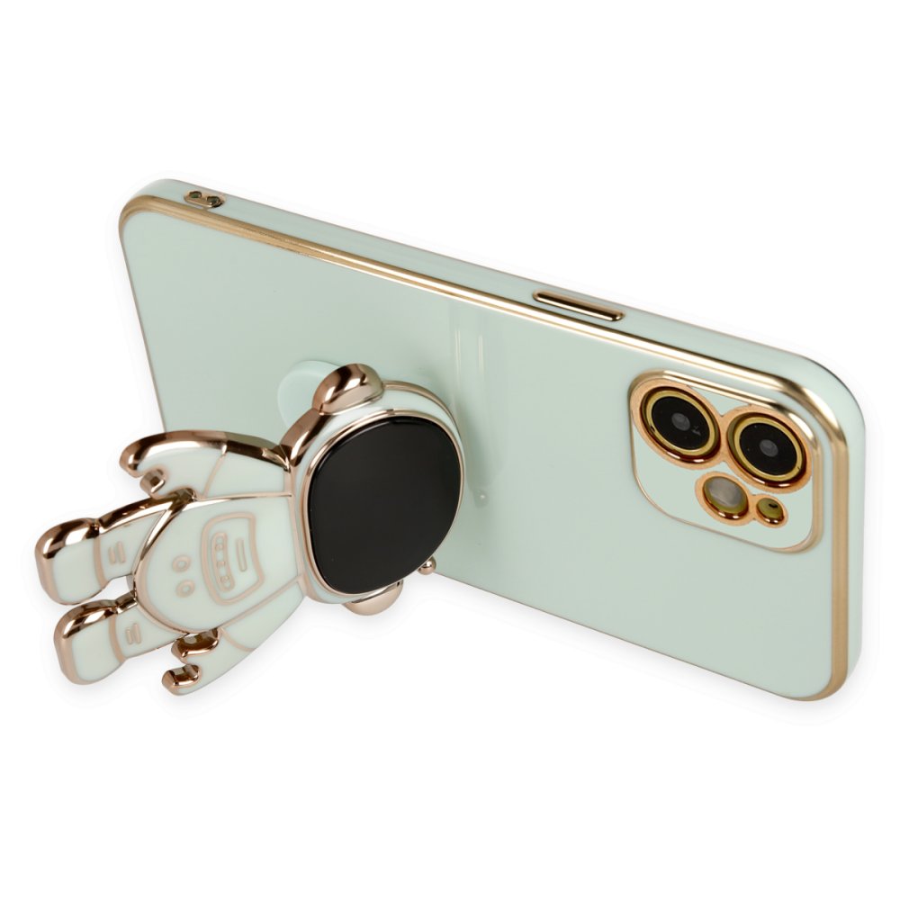 Newface iPhone 11 Kılıf Aston Stand Silikon - Yeşil