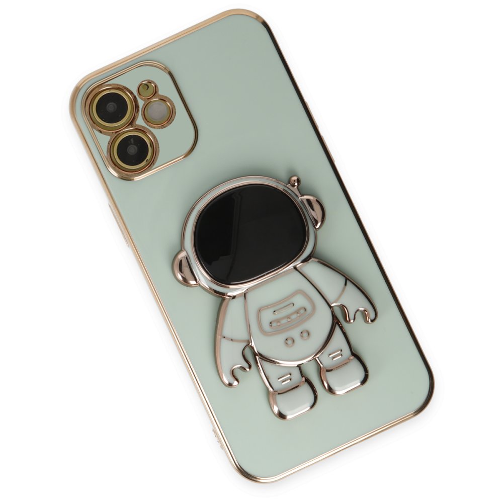 Newface iPhone 11 Kılıf Aston Stand Silikon - Yeşil