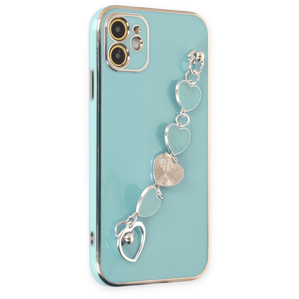 Newface iPhone 11 Kılıf Esila Silikon - Su Yeşili