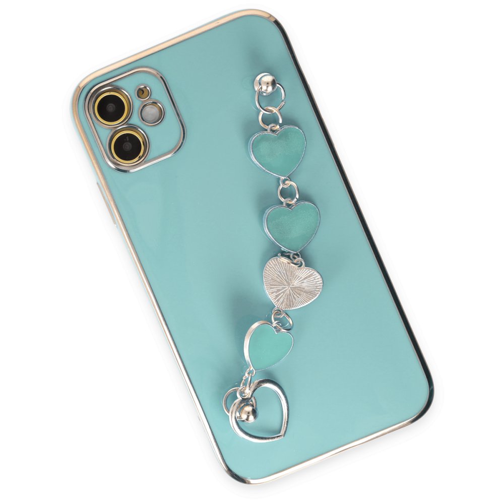 Newface iPhone 11 Kılıf Esila Silikon - Su Yeşili