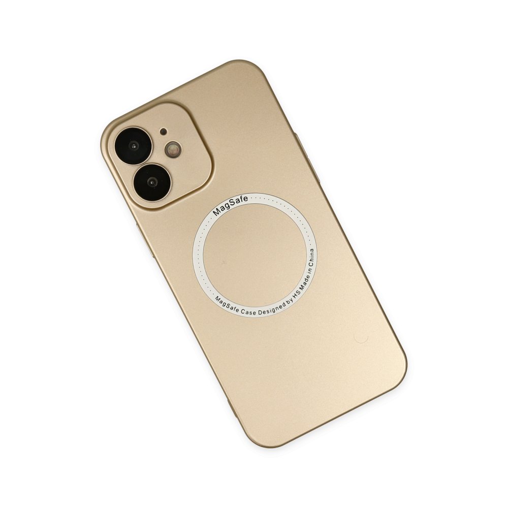 Newface iPhone 11 Kılıf Jack Magneticsafe Lens Silikon - Gold