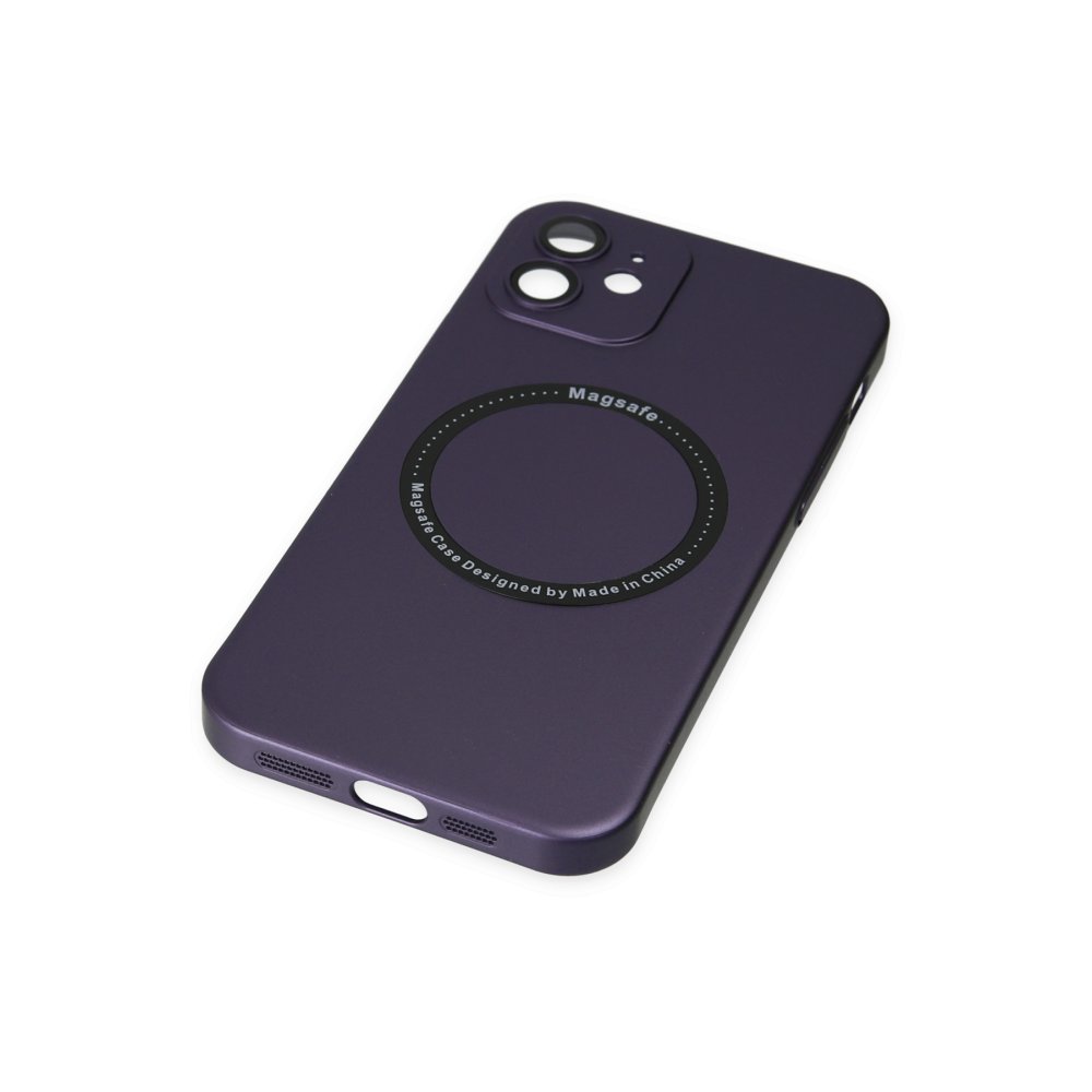 Newface iPhone 11 Kılıf Jack Magneticsafe Lens Silikon - Mor