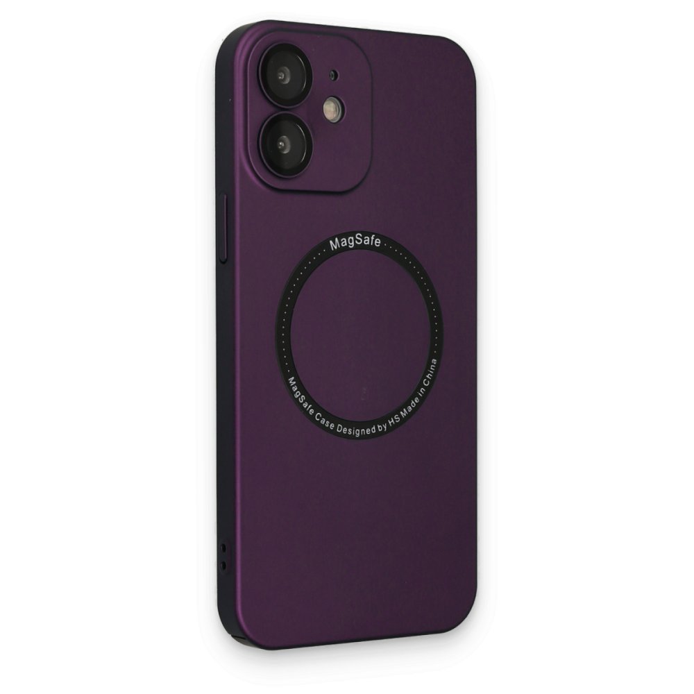Newface iPhone 11 Kılıf Jack Magneticsafe Lens Silikon - Mürdüm
