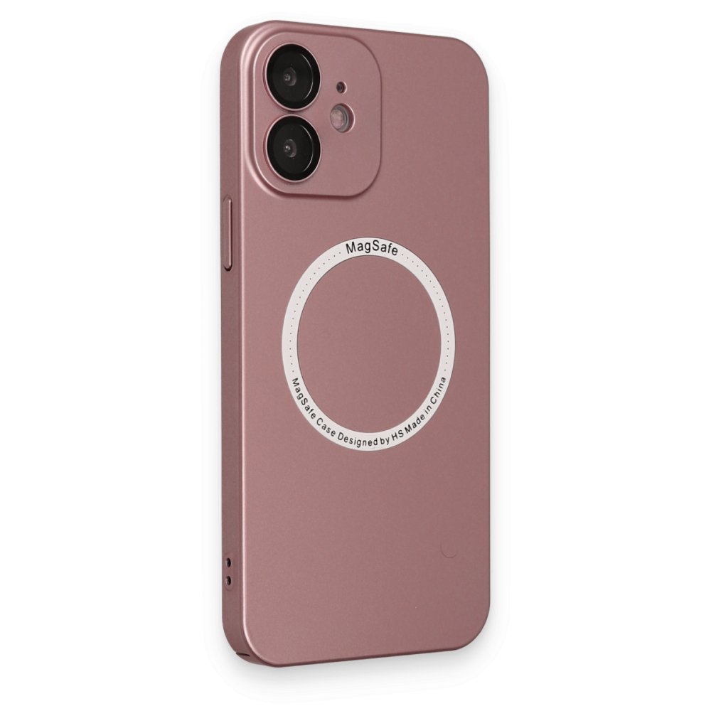 Newface iPhone 11 Kılıf Jack Magneticsafe Lens Silikon - Rose Gold