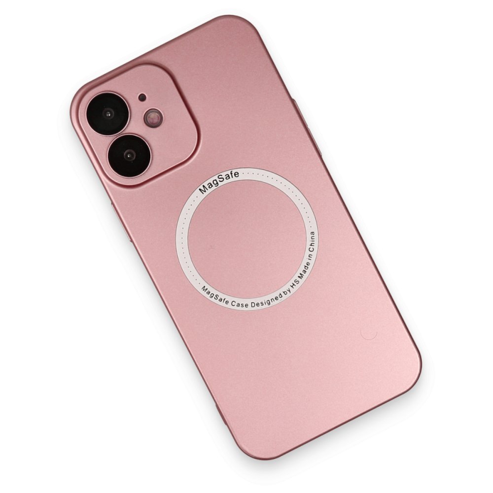Newface iPhone 11 Kılıf Jack Magneticsafe Lens Silikon - Rose Gold