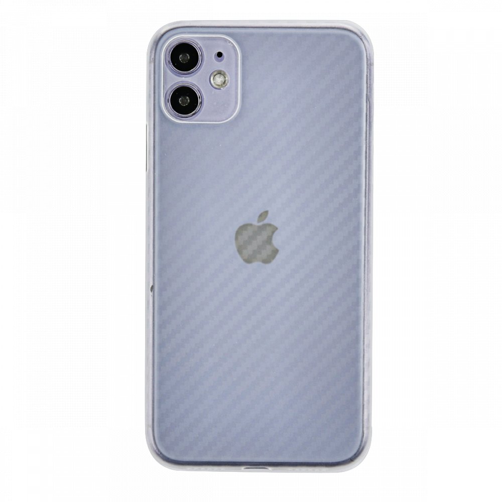Newface iPhone 11 Kılıf Karbon PP Silikon - Şeffaf