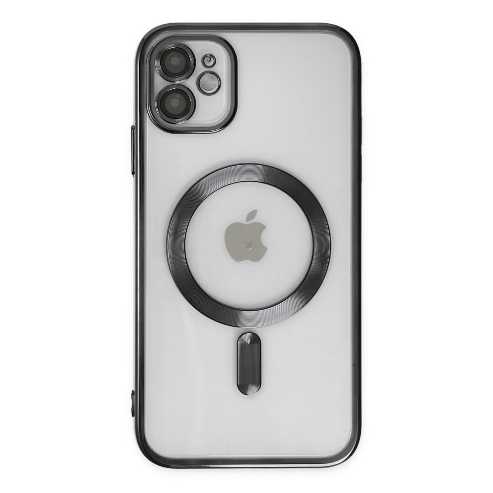 Newface iPhone 11 Kılıf Kross Magneticsafe Kapak - Siyah