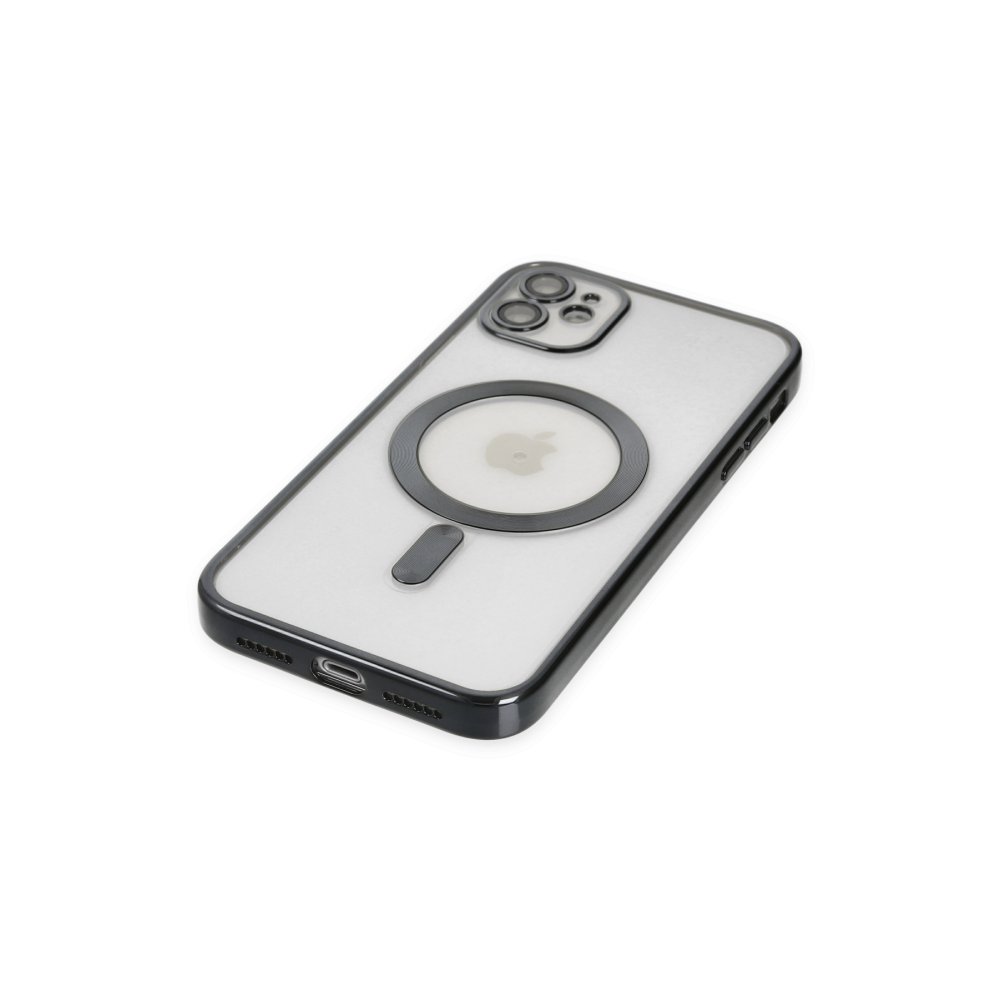 Newface iPhone 11 Kılıf Kross Magneticsafe Kapak - Siyah