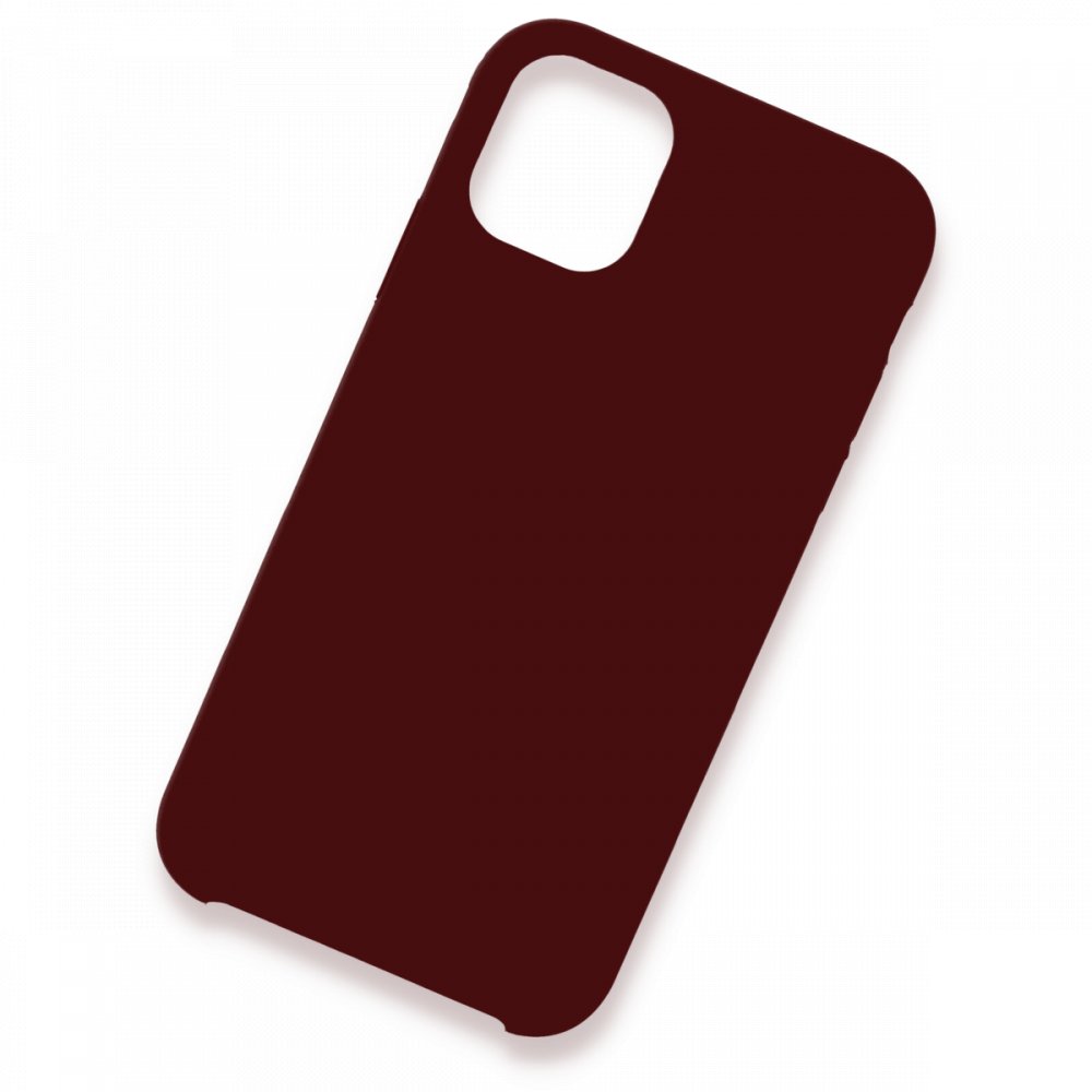 Newface iPhone 11 Kılıf Lansman Legant Silikon - Bordo