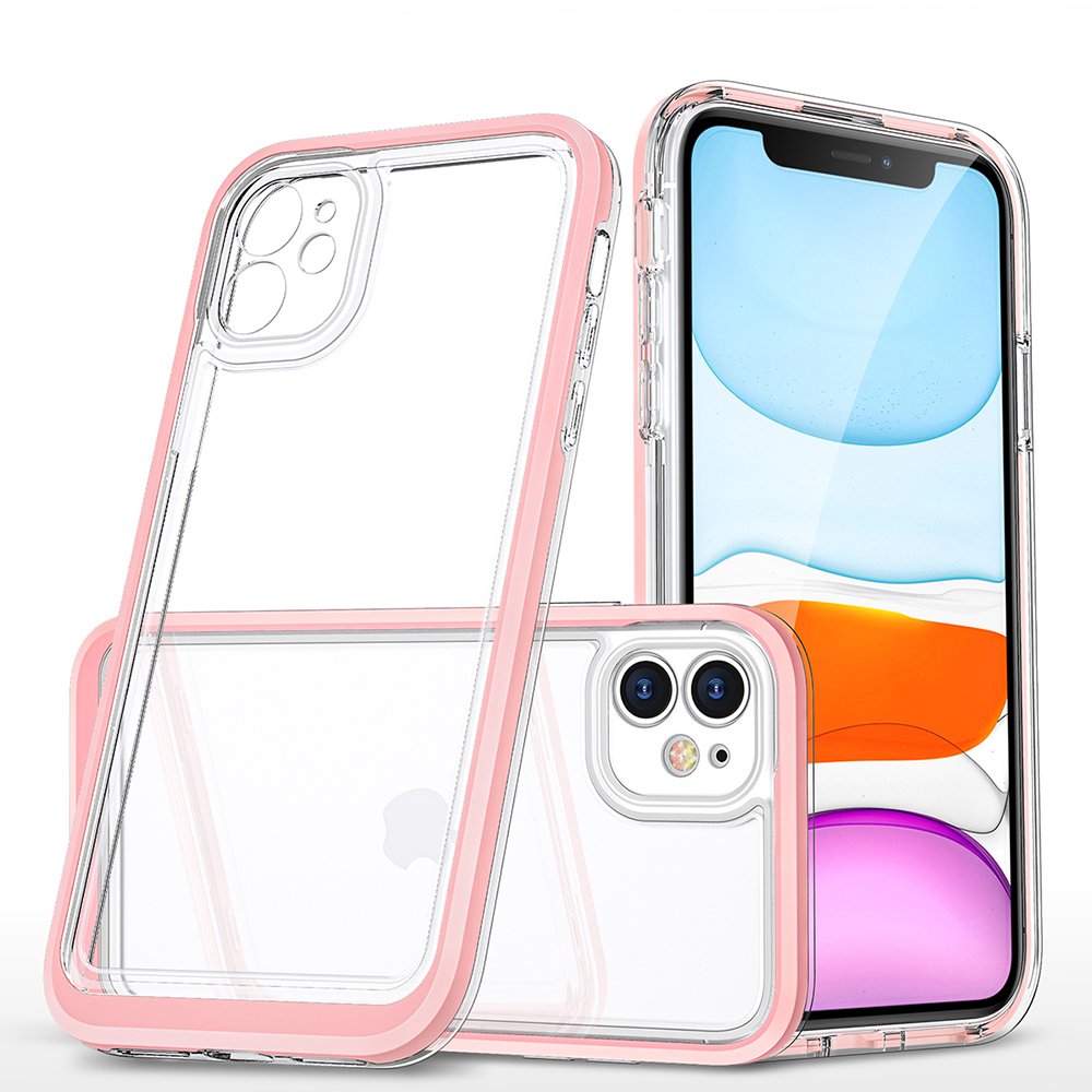 Newface iPhone 11 Kılıf Lims Silikon - Pembe