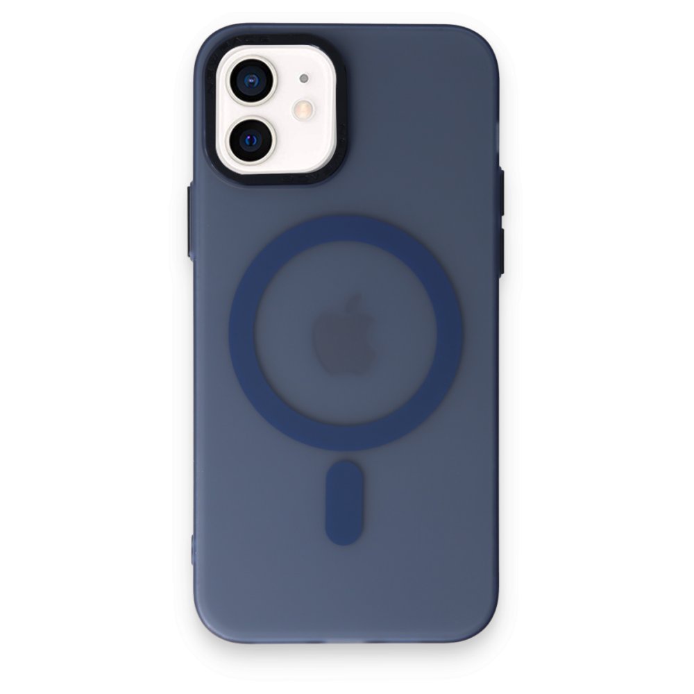 Newface iPhone 11 Kılıf Lodos Magneticsafe Mat Kapak - Mavi