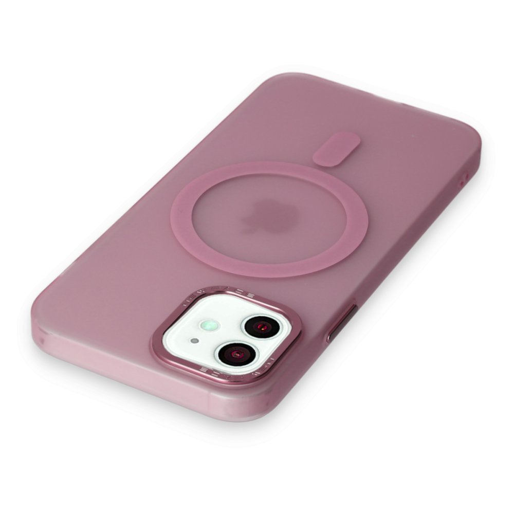 Newface iPhone 11 Kılıf Lodos Magneticsafe Mat Kapak - Pembe