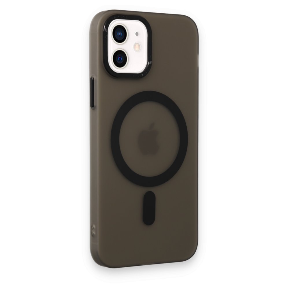 Newface iPhone 11 Kılıf Lodos Magneticsafe Mat Kapak - Siyah