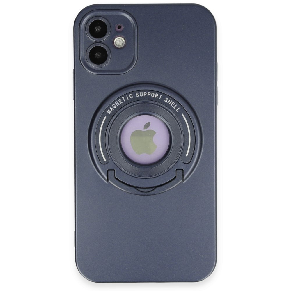 Newface iPhone 11 Kılıf Lukka Magneticsafe Kapak - Lacivert