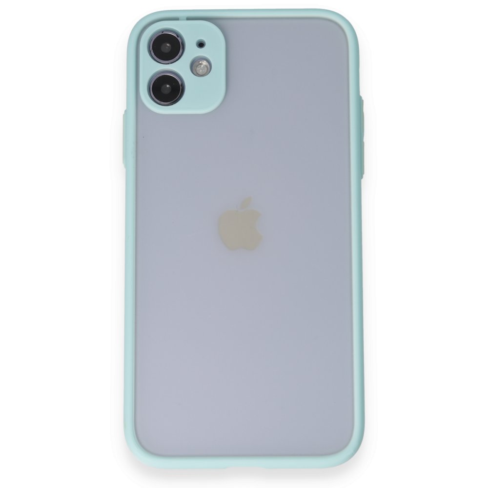 Newface iPhone 11 Kılıf Montreal Silikon Kapak - Turkuaz