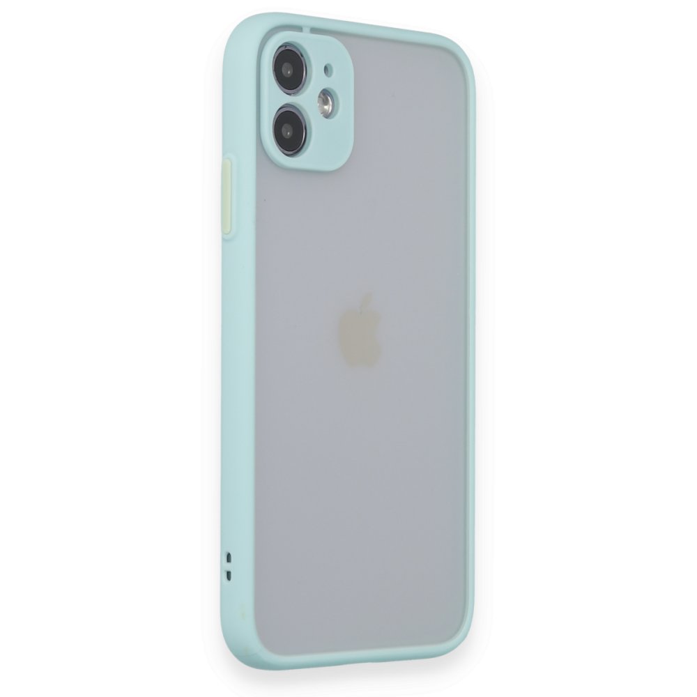 Newface iPhone 11 Kılıf Montreal Silikon Kapak - Turkuaz