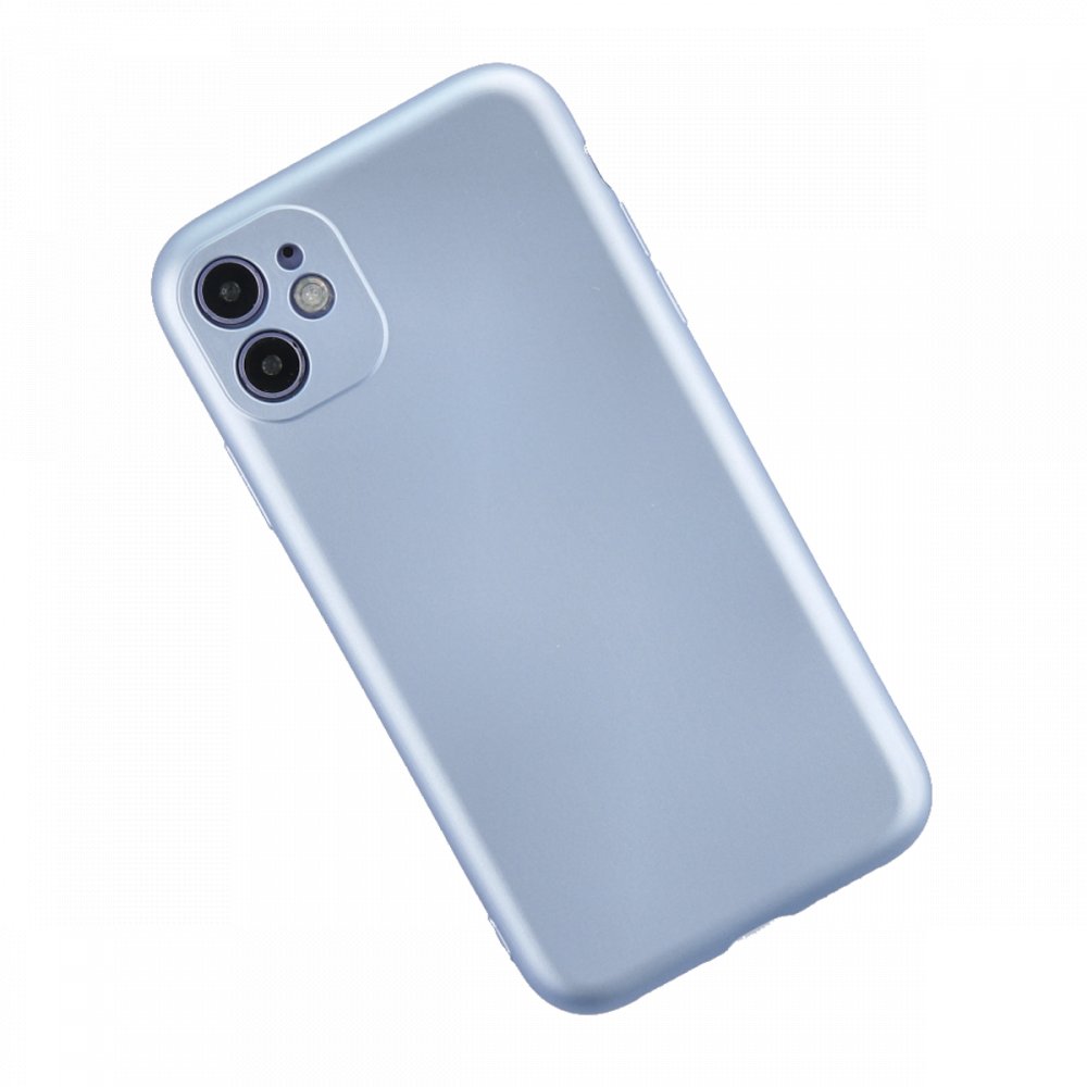 Newface iPhone 11 Kılıf Nano içi Kadife  Silikon - Sky Blue