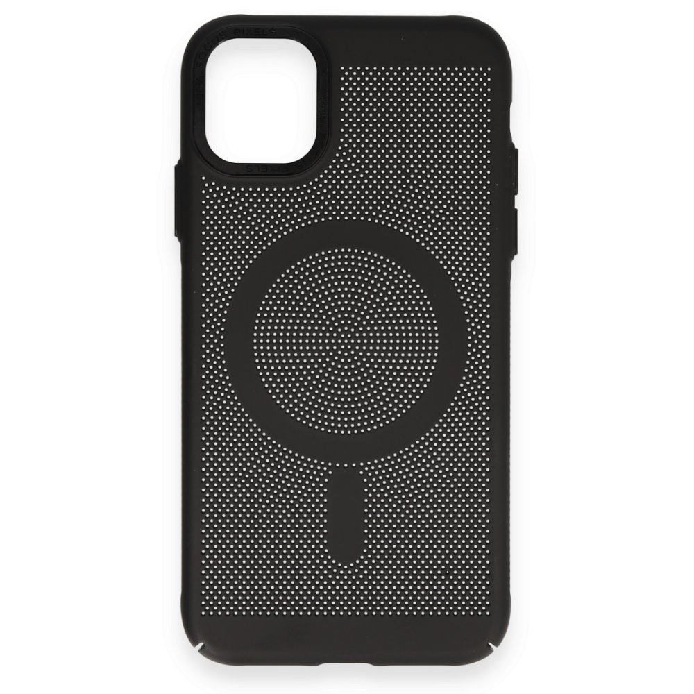 Newface iPhone 11 Kılıf Plüton Magneticsafe Kapak - Siyah