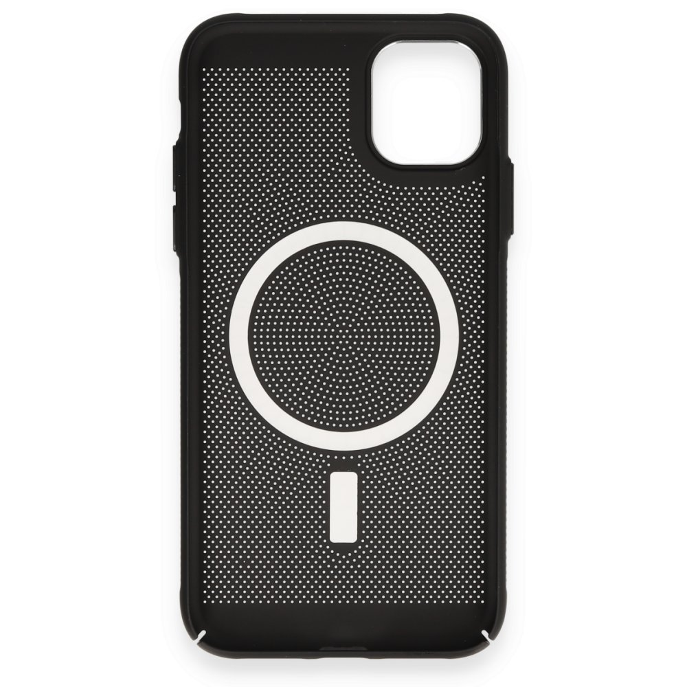 Newface iPhone 11 Kılıf Plüton Magneticsafe Kapak - Siyah