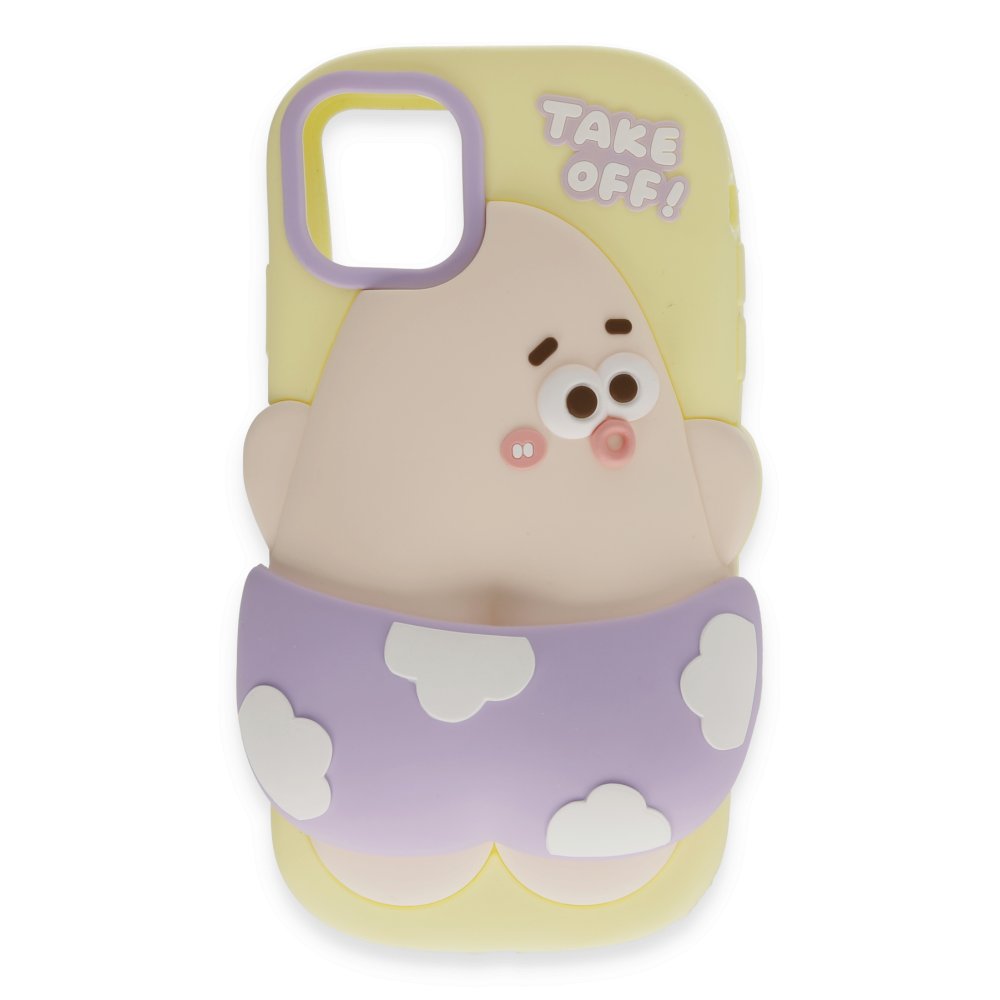 Newface iPhone 11 Kılıf Poky Karakter Silikon Kapak - Desen 5