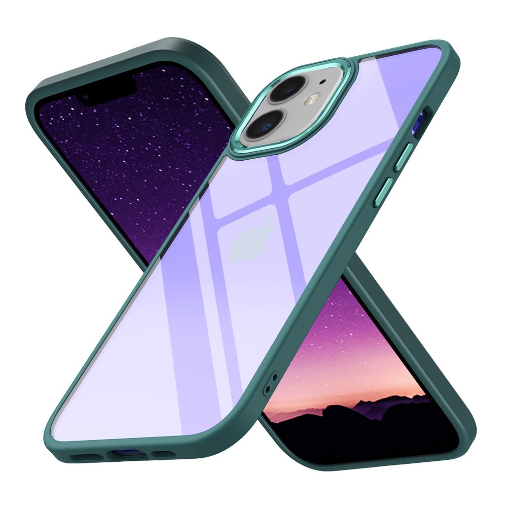 Newface iPhone 11 Kılıf Power Silikon - Koyu Yeşil