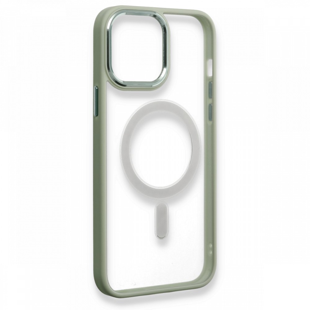 Newface iPhone 11 Kılıf Room Magneticsafe Silikon - Su Yeşili