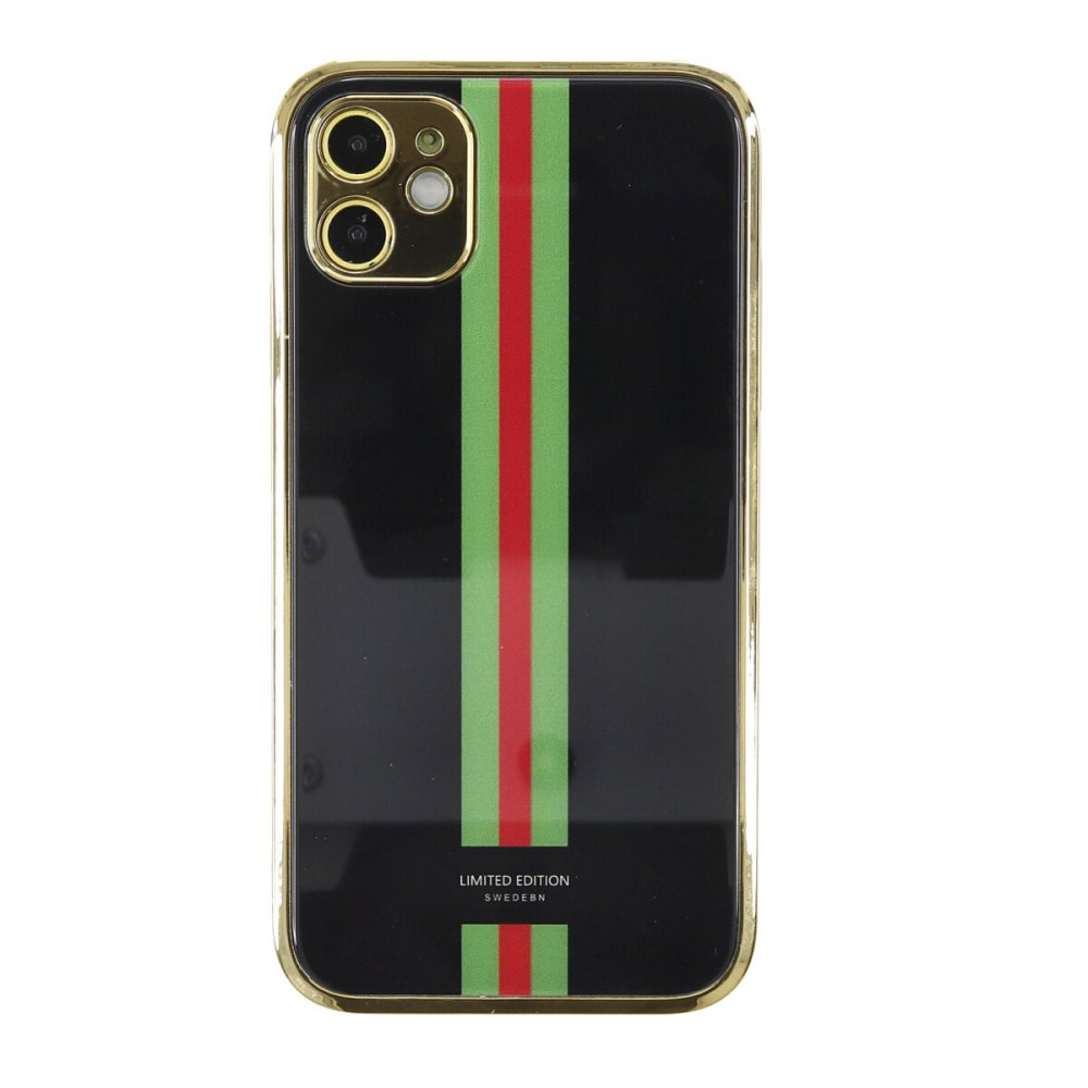 Newface iPhone 11 Kılıf Trend Cam Kapak - Siyah