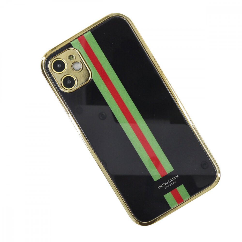 Newface iPhone 11 Kılıf Trend Cam Kapak - Siyah