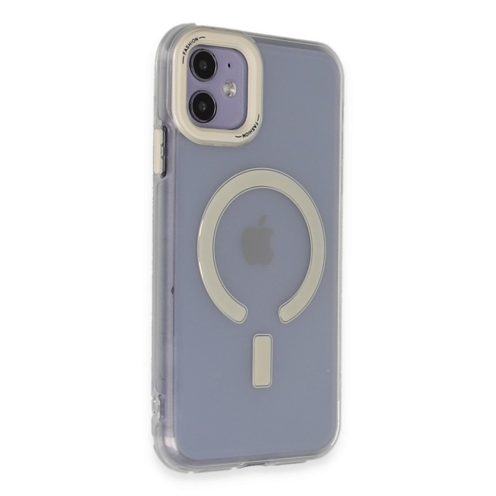 Newface iPhone 11 Kılıf Troy Magsafe Kapak - Beyaz