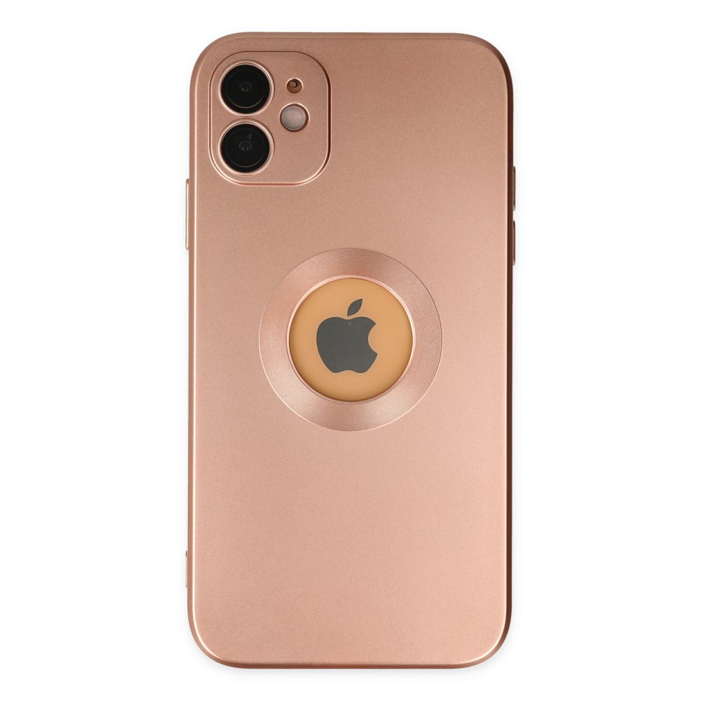 Newface iPhone 11 Kılıf Vamos Lens Silikon - Rose Gold