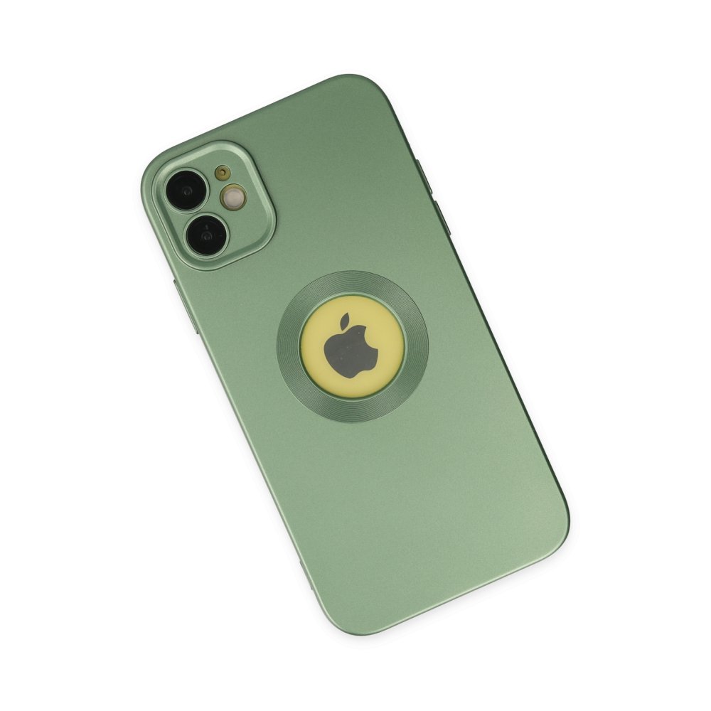 Newface iPhone 11 Kılıf Vamos Lens Silikon - Yeşil
