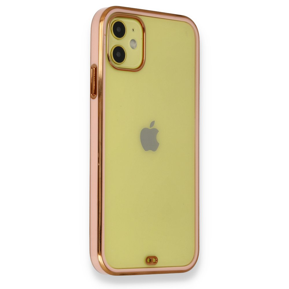 Newface iPhone 11 Kılıf Liva Silikon - Açık Pembe