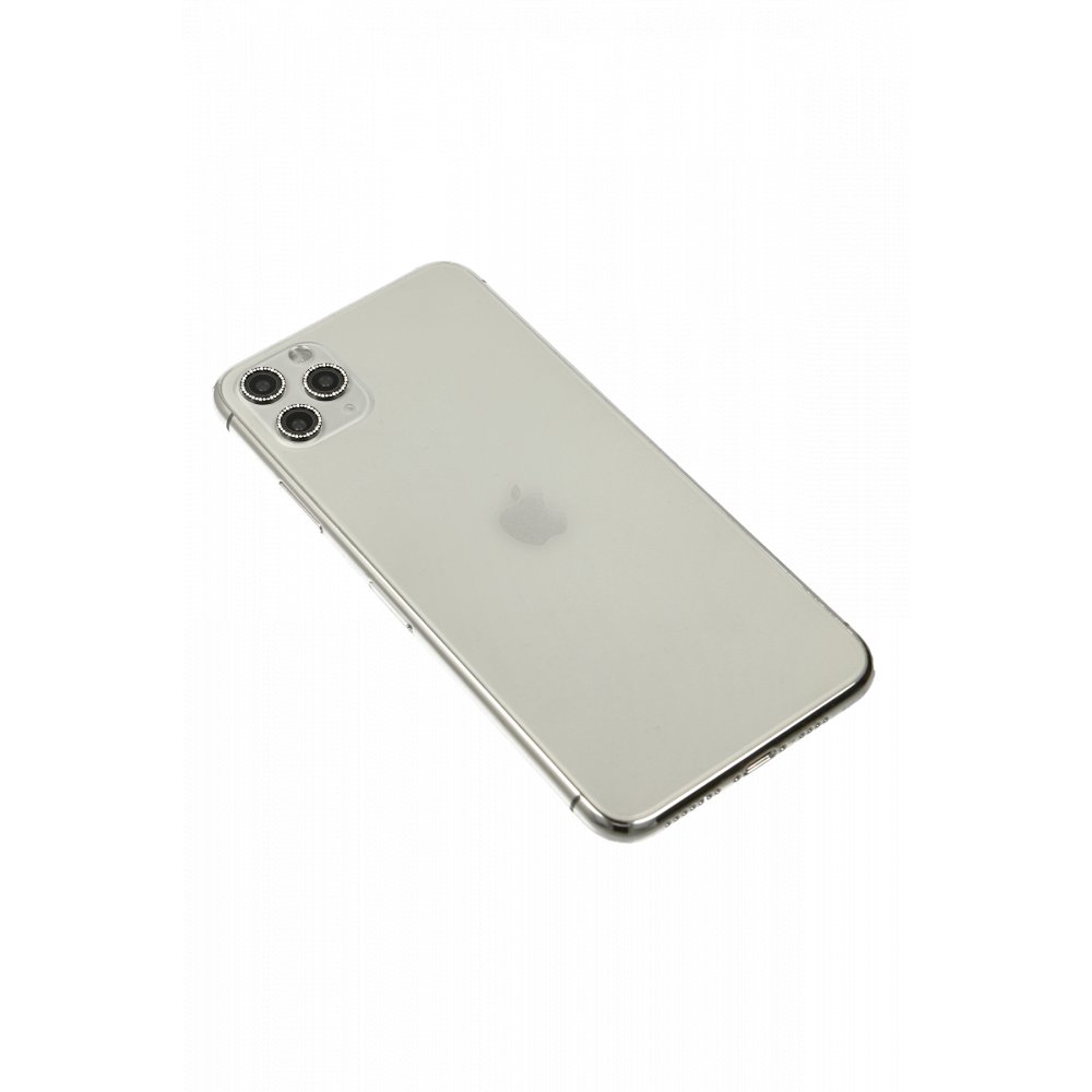 Newface iPhone 11 Pro Diamond Kamera Lens - Siyah