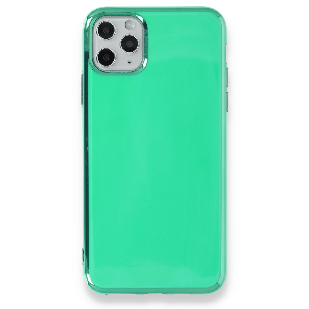 Newface iPhone 11 Pro Kılıf İkon Silikon - Yeşil