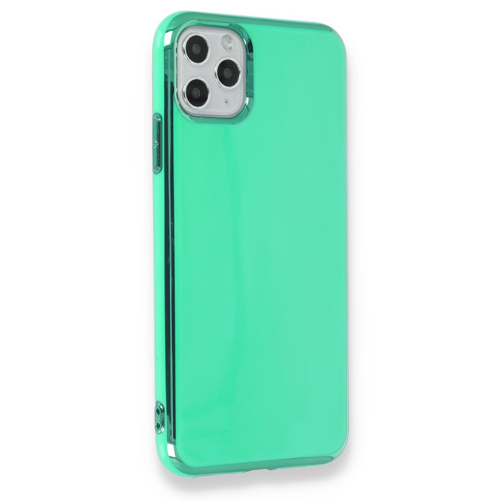 Newface iPhone 11 Pro Kılıf İkon Silikon - Yeşil