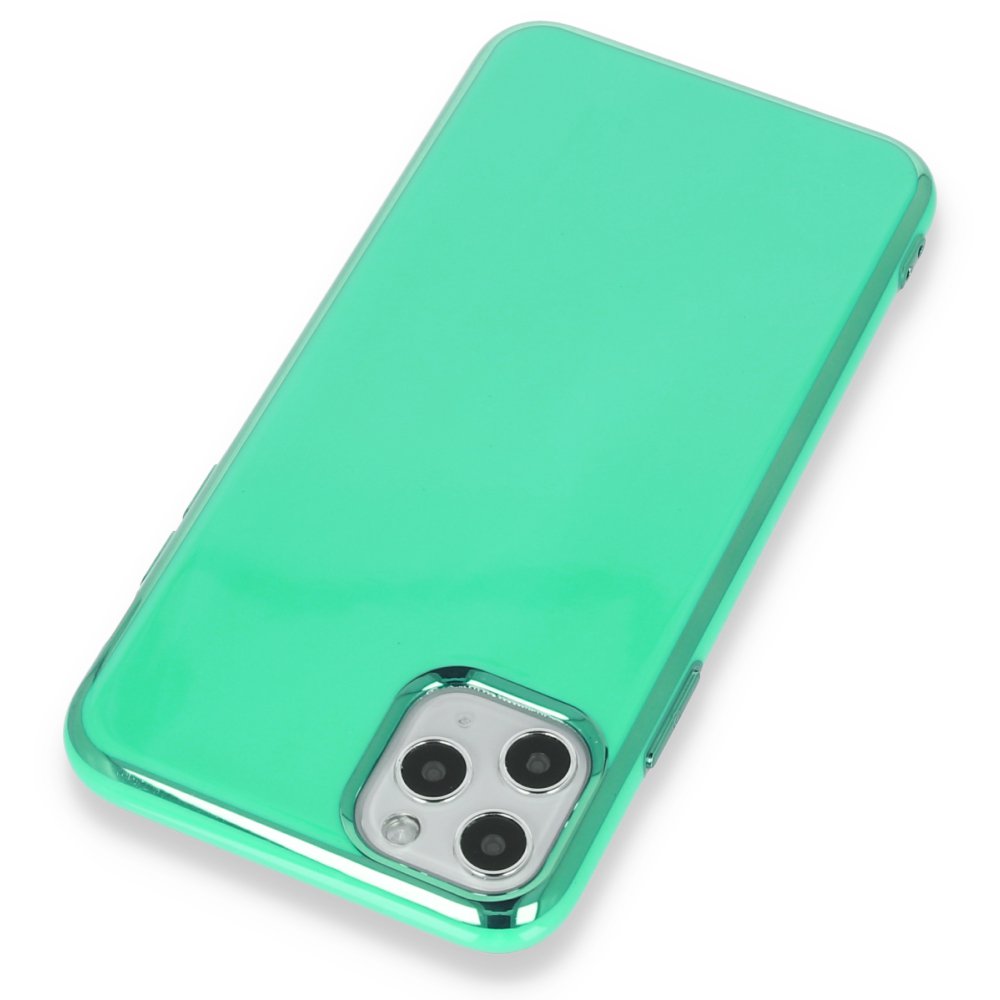 Newface iPhone 11 Pro Kılıf İkon Silikon - Yeşil