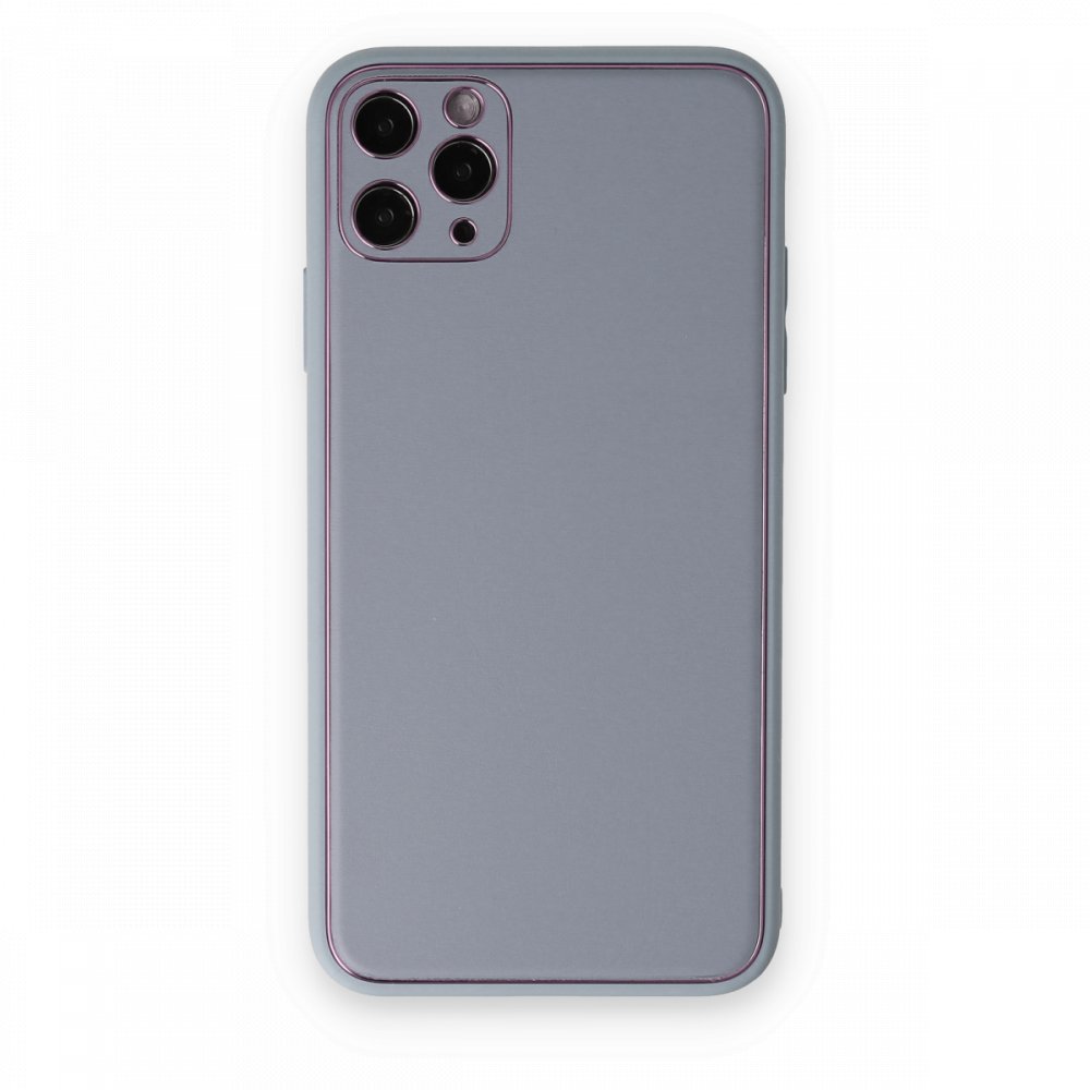 Newface iPhone 11 Pro Kılıf Coco Deri Silikon Kapak - Turkuaz