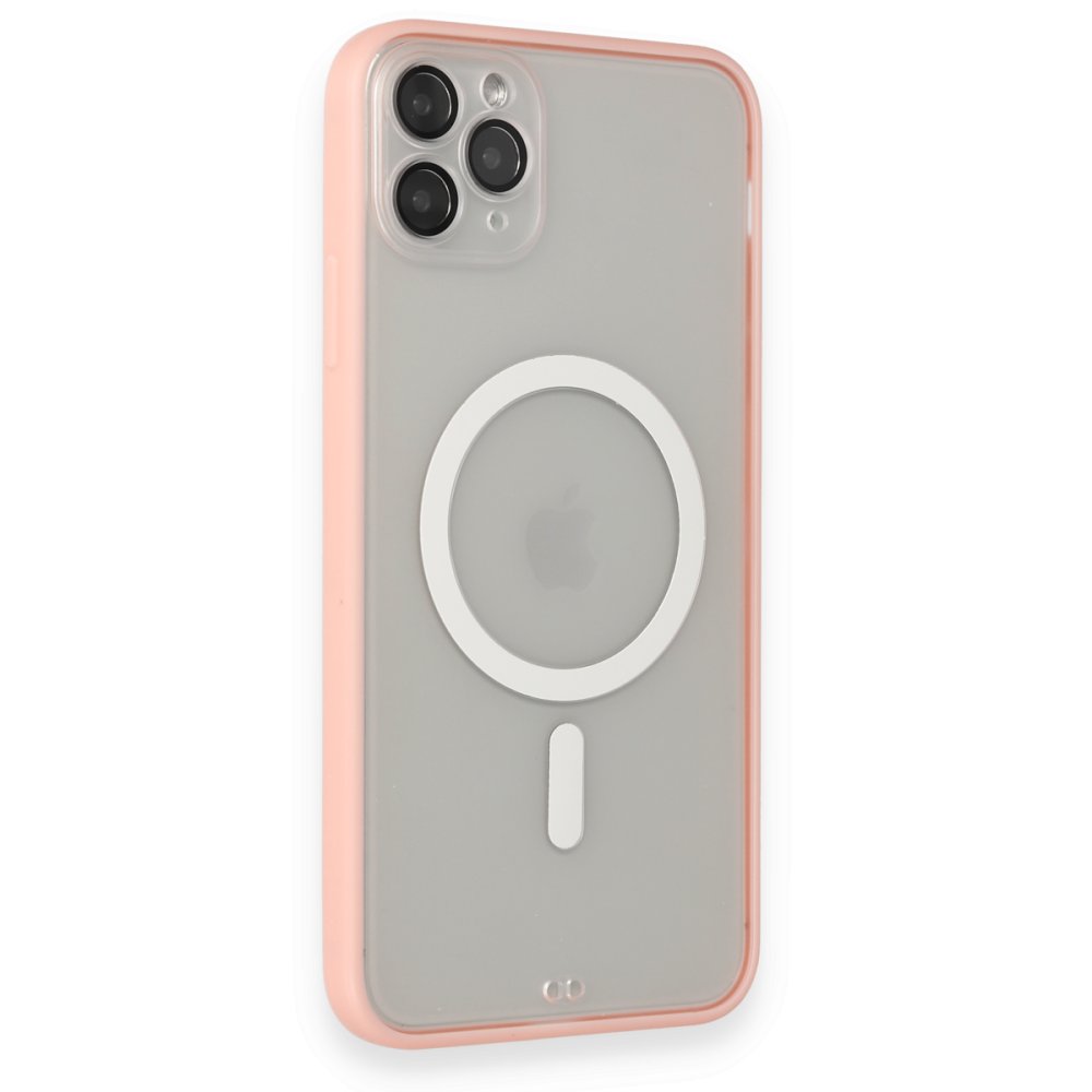Newface iPhone 11 Pro Kılıf Grand Magneticsafe Kapak - Pembe