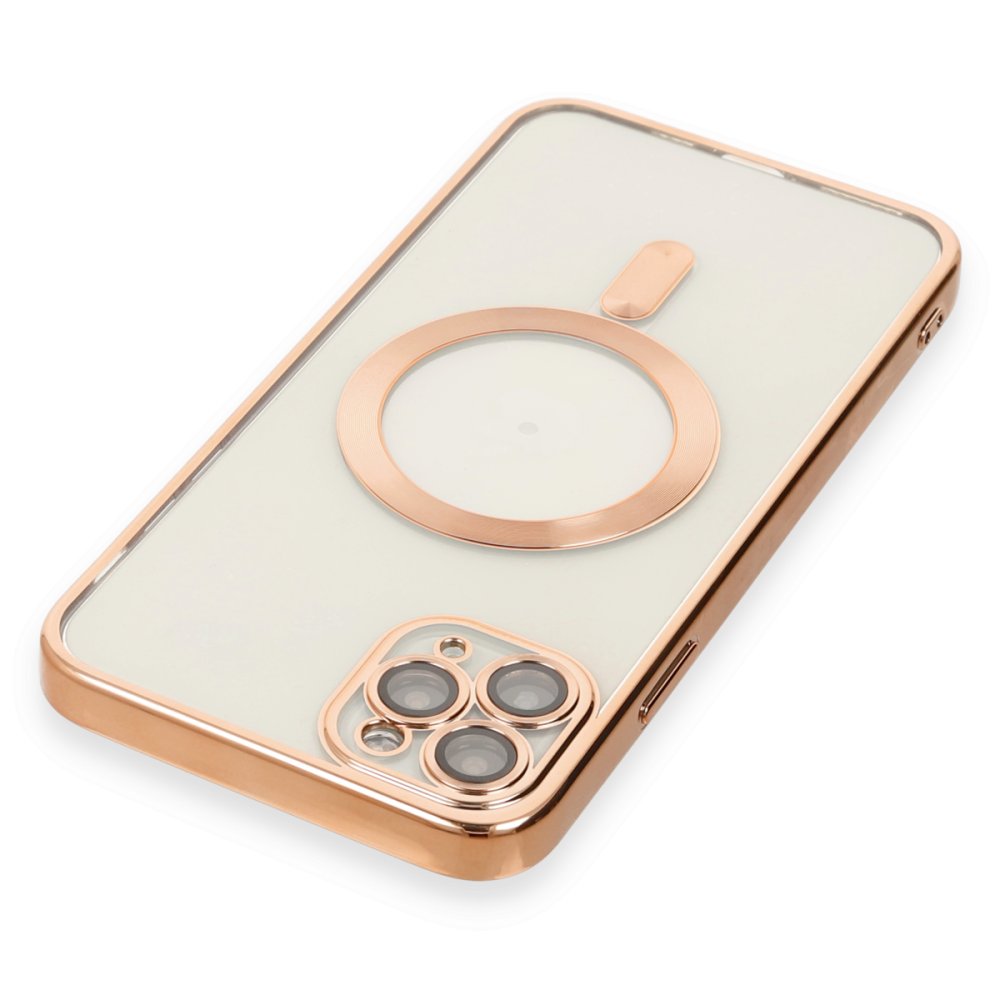 Newface iPhone 11 Pro Kılıf Kross Magneticsafe Kapak - Rose