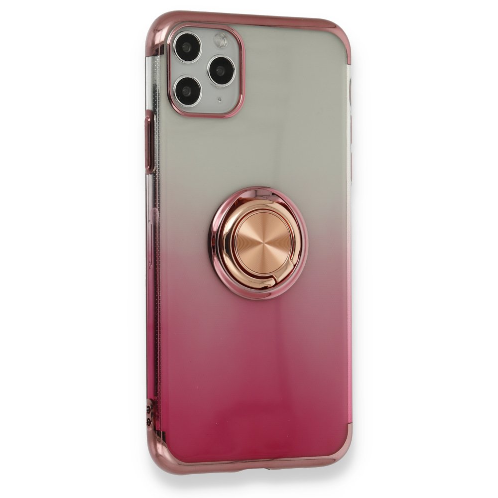 Newface iPhone 11 Pro Max Kılıf Marvel Yüzüklü Silikon - Pembe