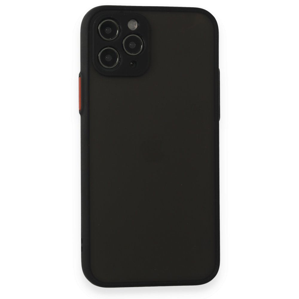 Newface iPhone 11 Pro Kılıf Montreal Silikon Kapak - Siyah