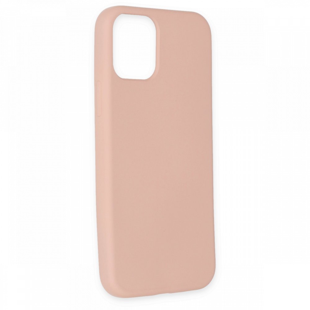 Newface iPhone 11 Pro Kılıf Nano içi Kadife Silikon - Pudra
