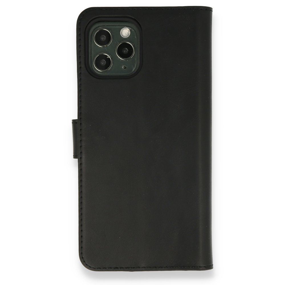 Newface iPhone 11 Pro Kılıf Trend S Plus Kapaklı Kılıf - Siyah