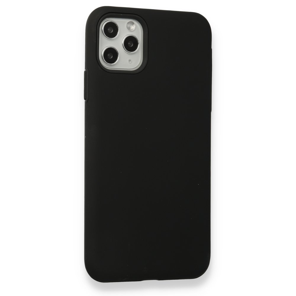 Newface iPhone 11 Pro Max Kılıf You You Lens Silikon Kapak - Siyah