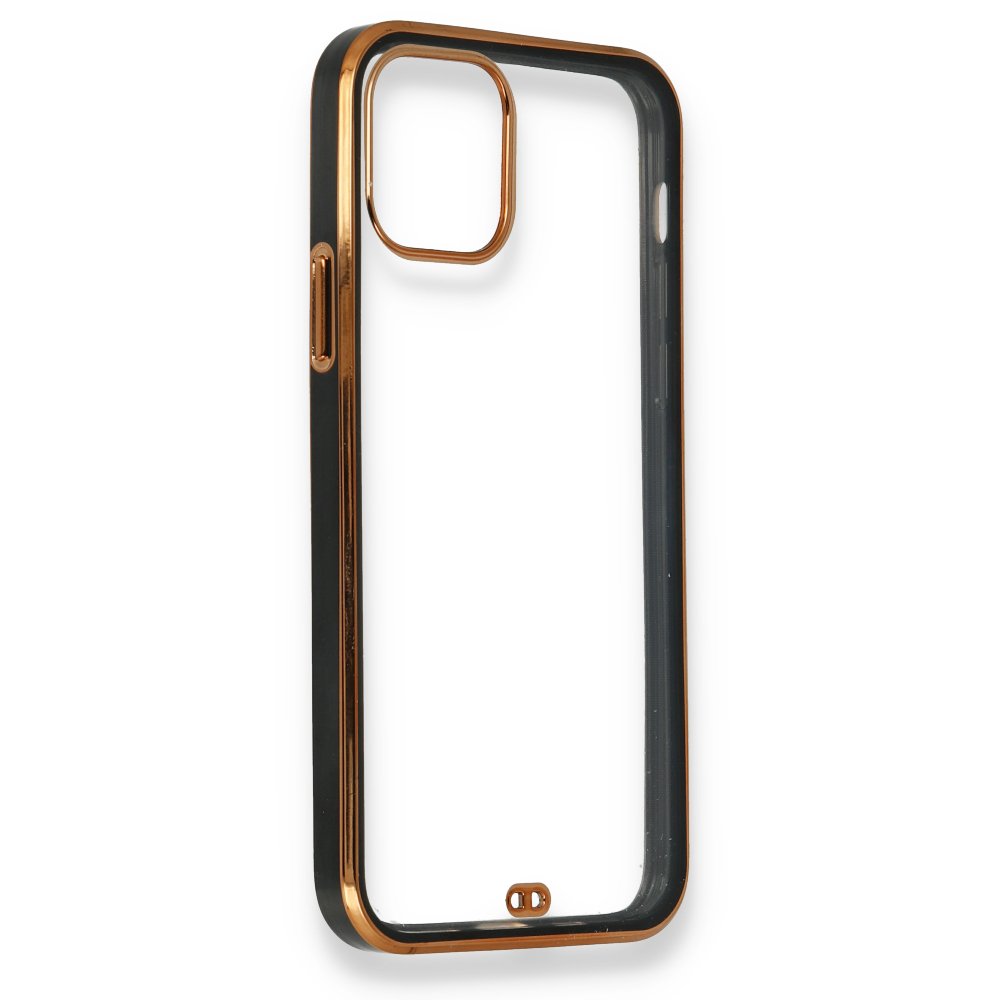 Newface iPhone 12 Pro Max Kılıf Liva Silikon - Siyah