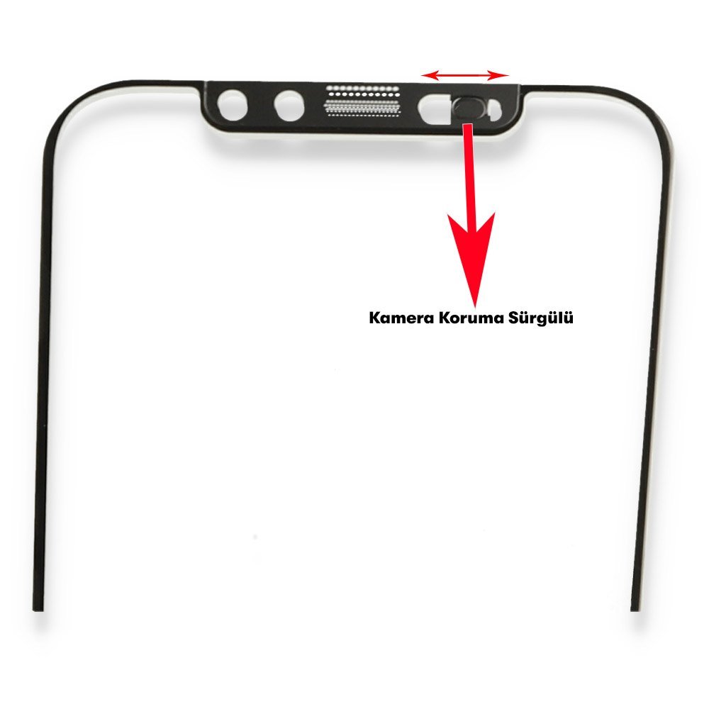 Newface iPhone 11 Pro Max 34D Izgaralı Cam