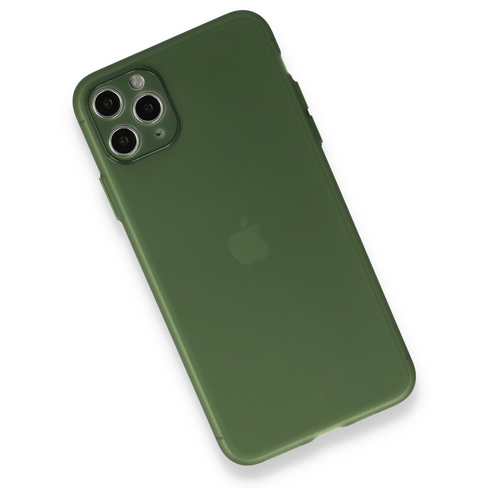 Newface iPhone 11 Pro Max Kılıf Puma Silikon - Yeşil