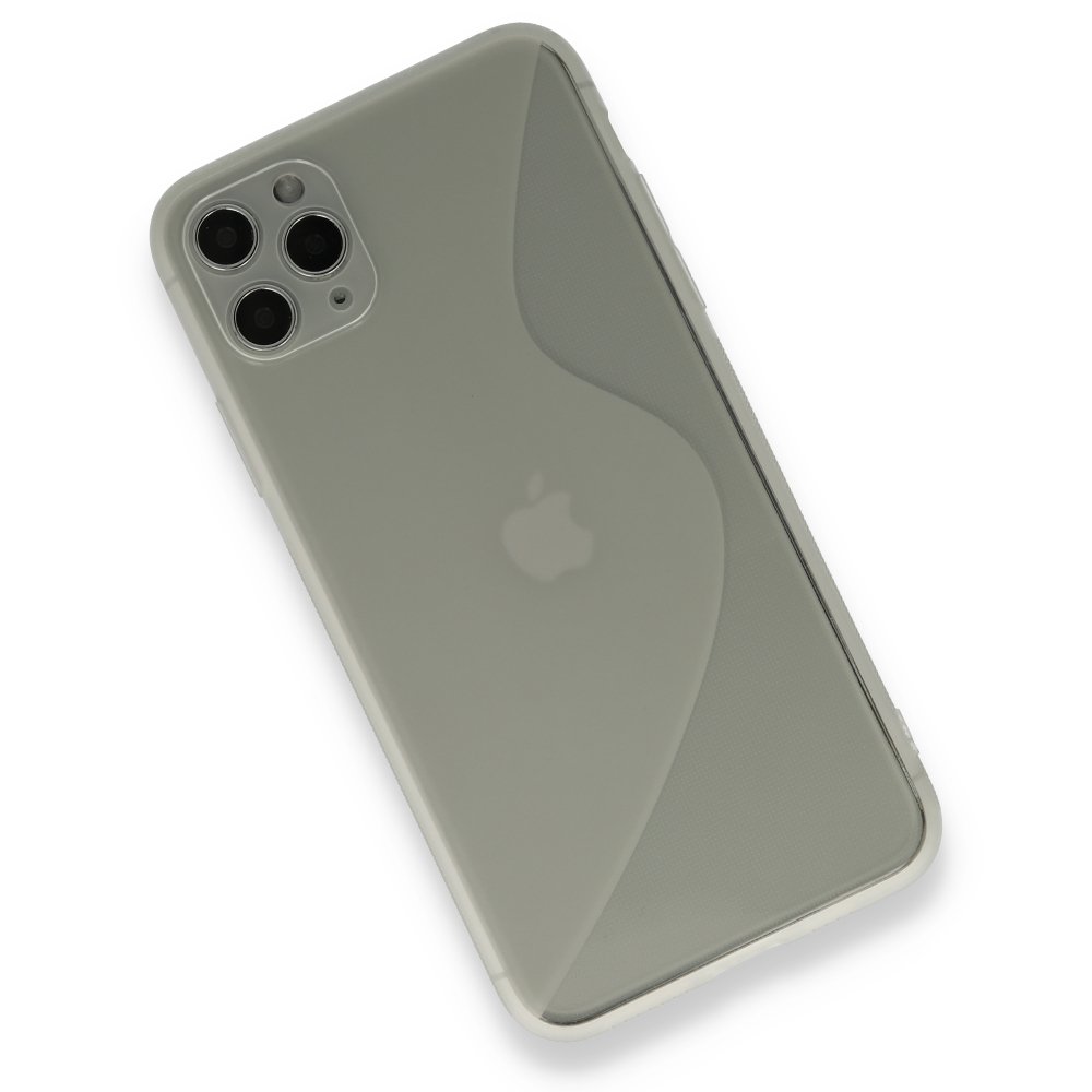 Newface iPhone 11 Pro Max Kılıf S Silikon - Şeffaf