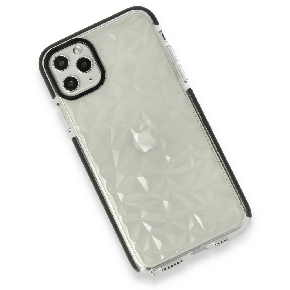 Newface iPhone 11 Pro Max Kılıf Salda Silikon - Siyah