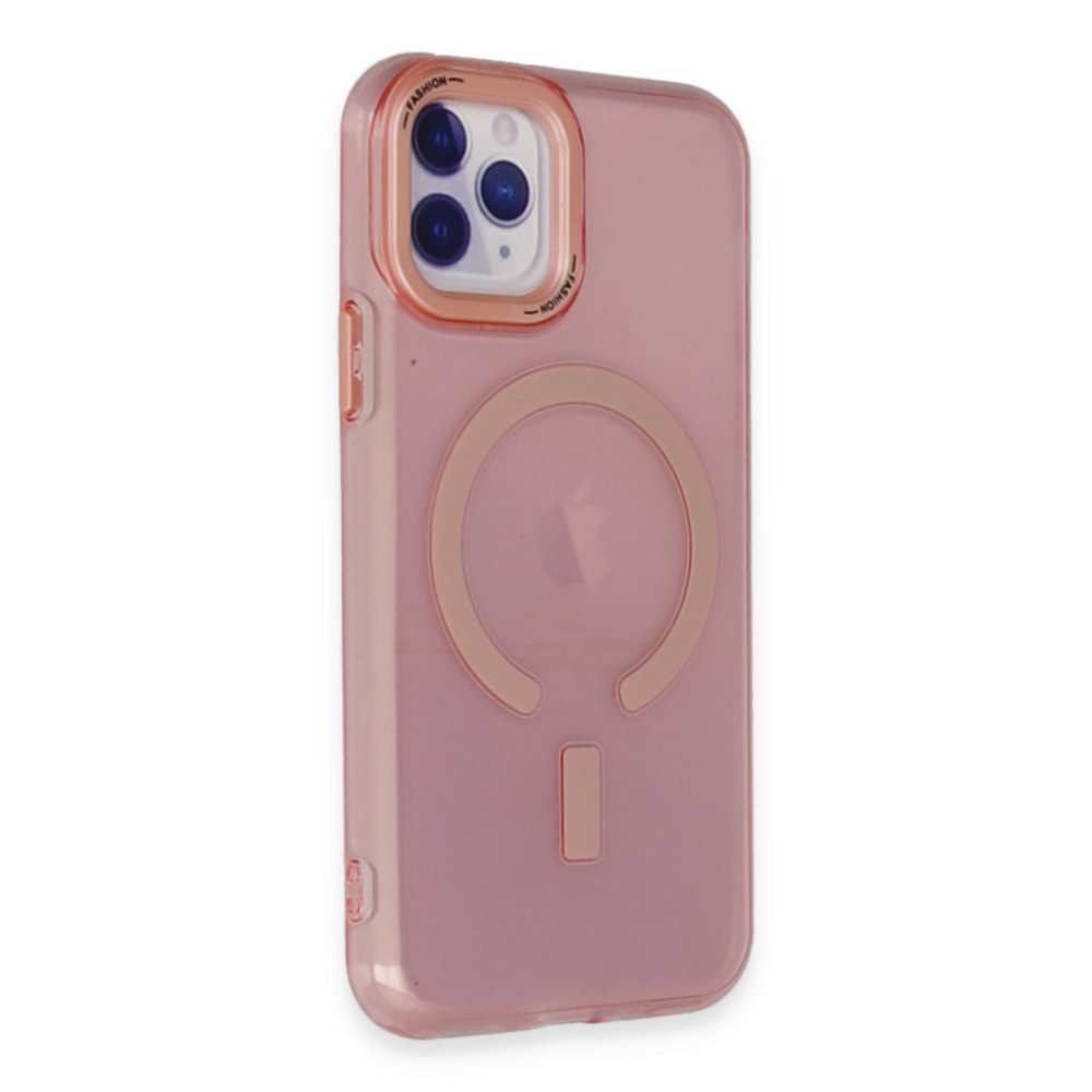 Newface iPhone 11 Pro Max Kılıf Troy Magsafe Kapak - Pembe